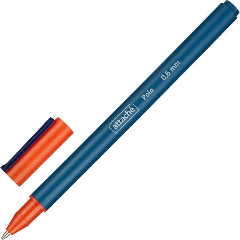 

Ручка шариковая неавтоматическая Attache Polo синяя (толщина линии 0.6 мм)
