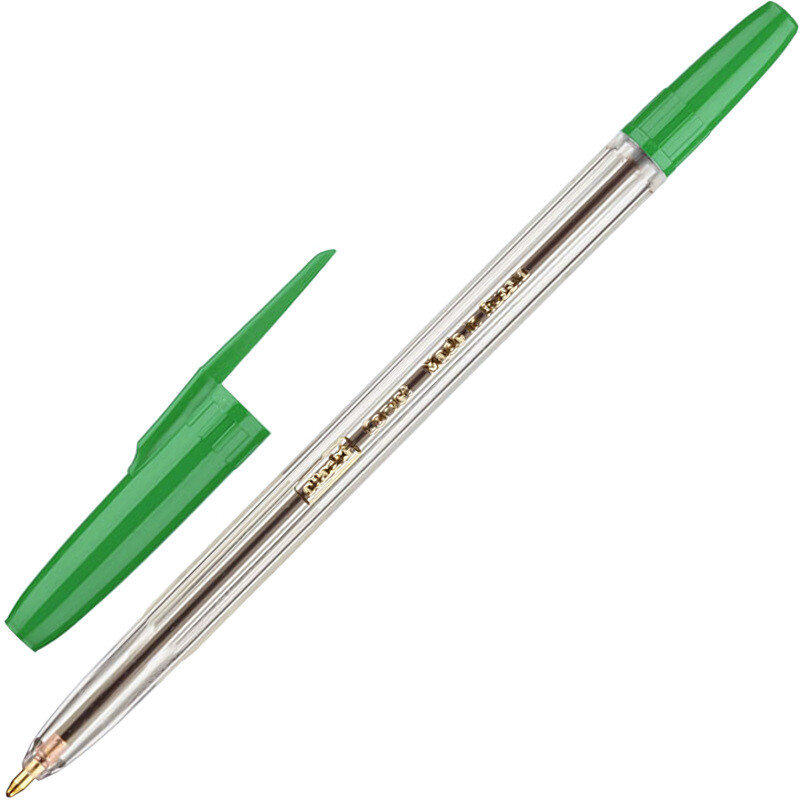 

Ручка шариковая неавтоматическая Attache Corvet зеленая (толщина линии 0.7 мм)