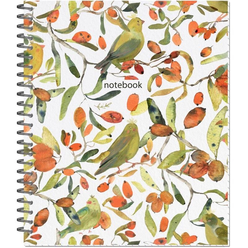 

Бизнес-тетрадь Attache Selection Принты Птицы А5 96 листов разноцветная в клетку на спирали (170х203 мм)