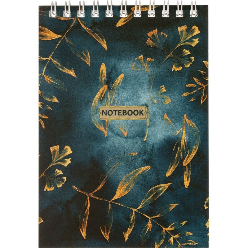 

Блокнот Attache Selection Floral А6 60 листов разноцветный в клетку на спирали (103х146 мм, 1596440)