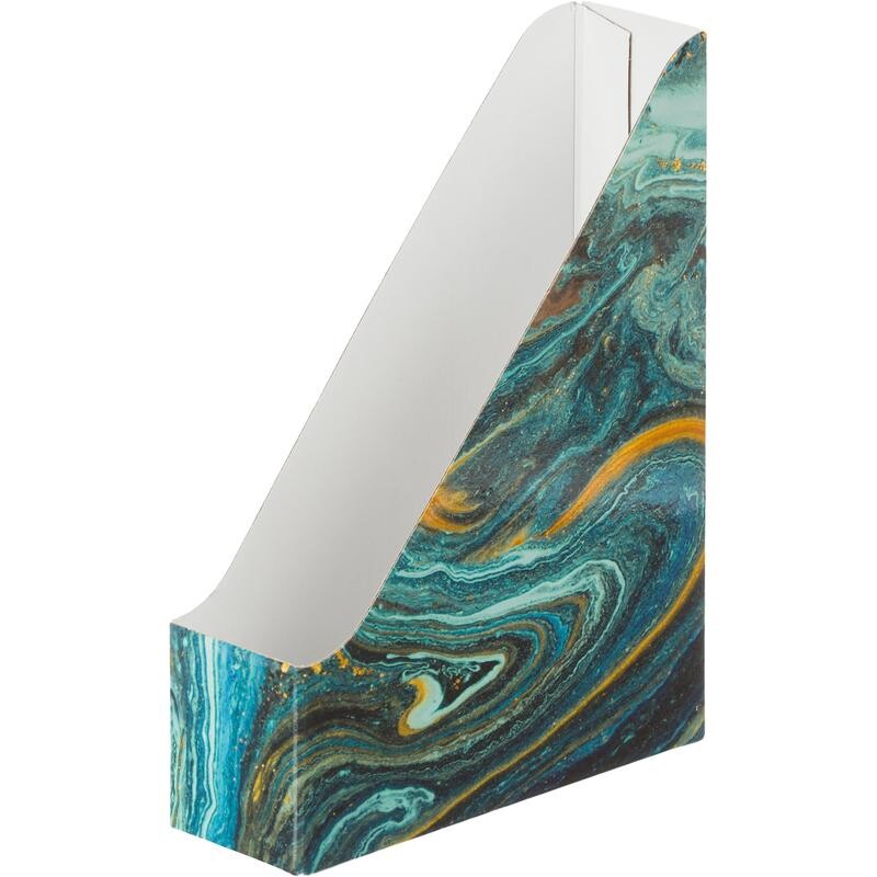 

Лоток вертикальный для бумаг 75 мм Attache Selection Fluid картонный синий