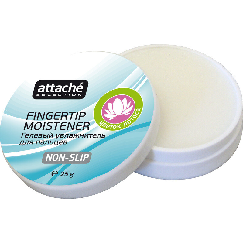 

Подушка для смачивания пальцев гелевая Attache Selection цветок лотоса 25 г
