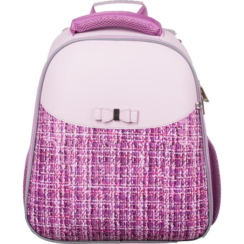 

Ранец Комус Класс (№1 School) Basic Fashion анатомический розовый твид с двумя отделениями