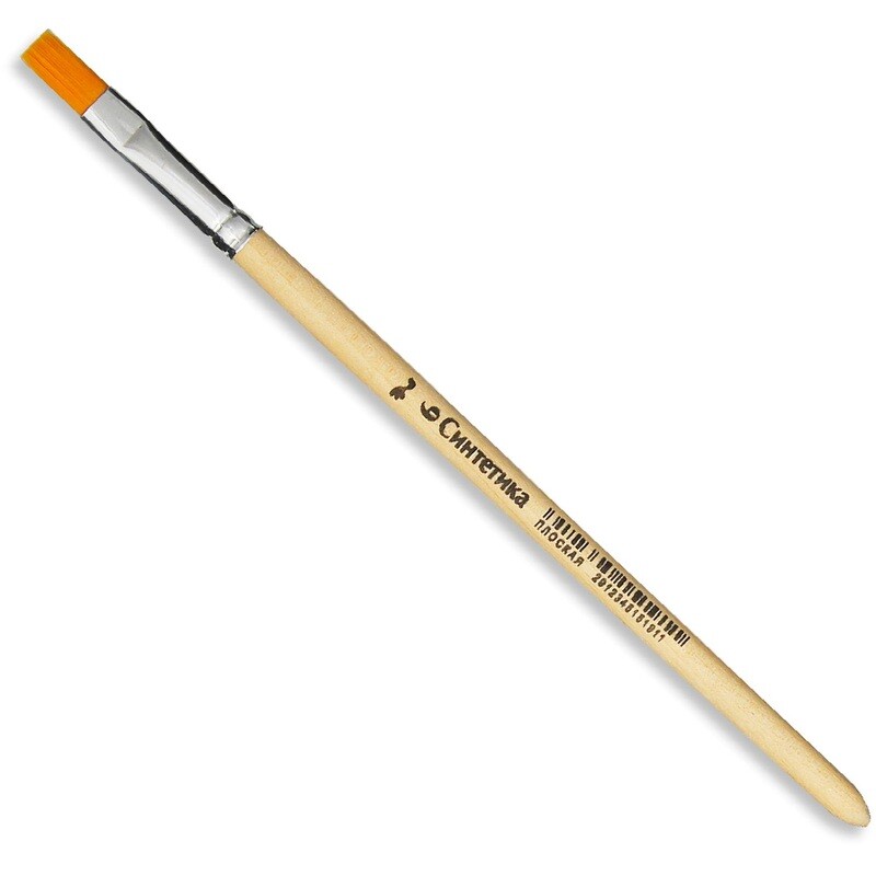 

Кисть Комус Класс (№1 School) плоская синтетика №6