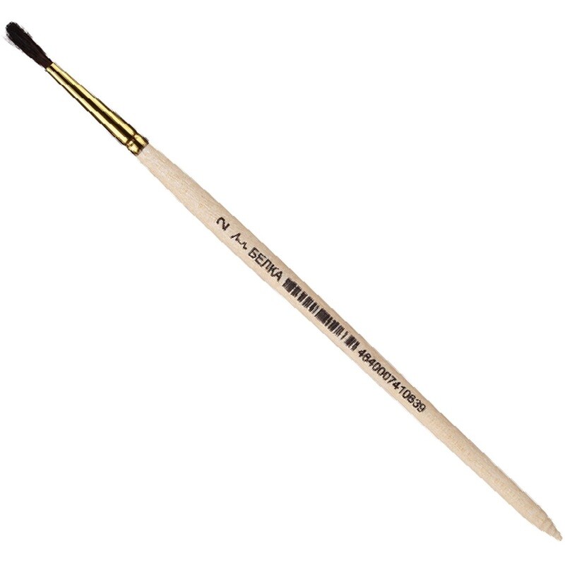 

Кисть Комус Класс (№1 School) круглая белка №2