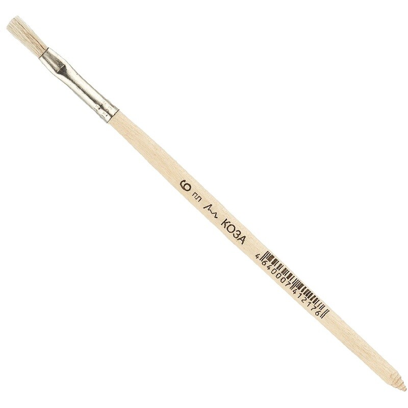 

Кисть Комус Класс (№1 School) плоская коза №6