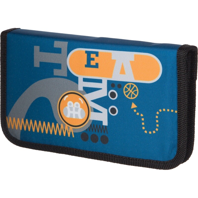 

Пенал односекционный Комус Класс Team оранжевый