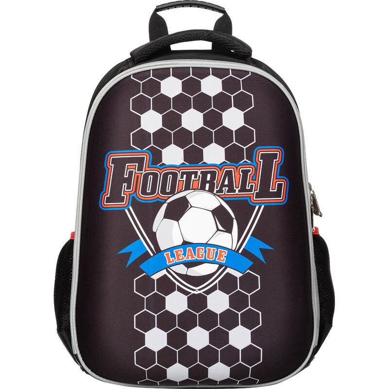 

Ранец Комус Класс (№1 School) анатомический Light Football, Черный
