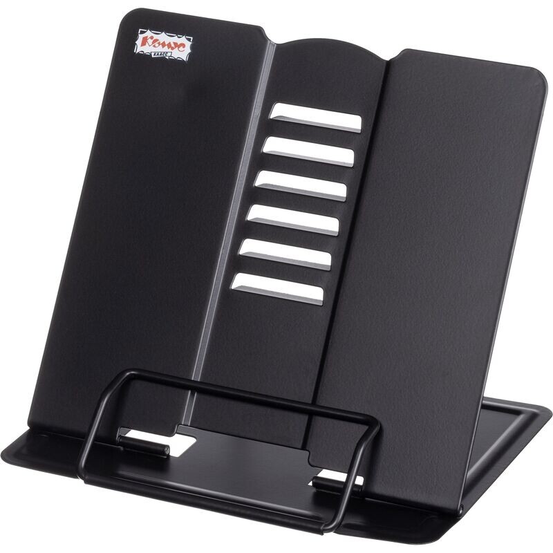 

Подставка для книг Комус Класс металлическая черная (190x155x200 мм)