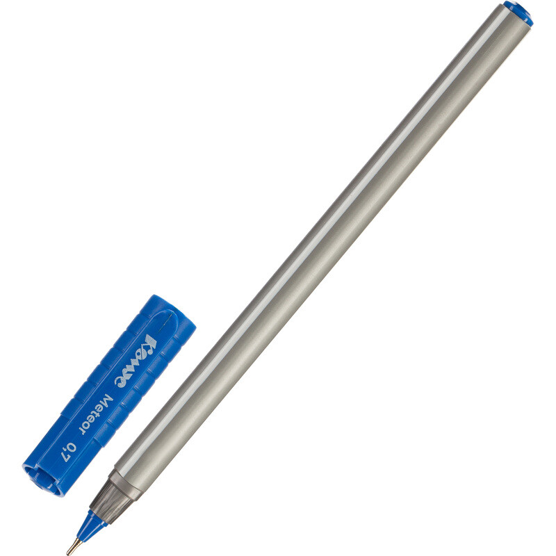 

Ручка шариковая неавтоматическая Комус Meteor синяя (толщина линии 0.7 мм)