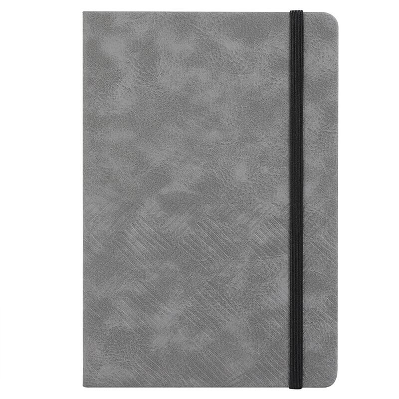 

Блокнот Deli EN124G А5 96 листов серый в клетку на сшивке (210x143 мм)