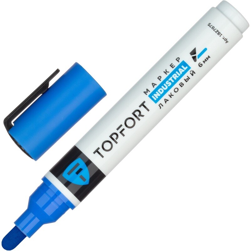 

Маркер промышленный лаковый TOPFORT ZP1800 синий 3-6 мм (1827875)