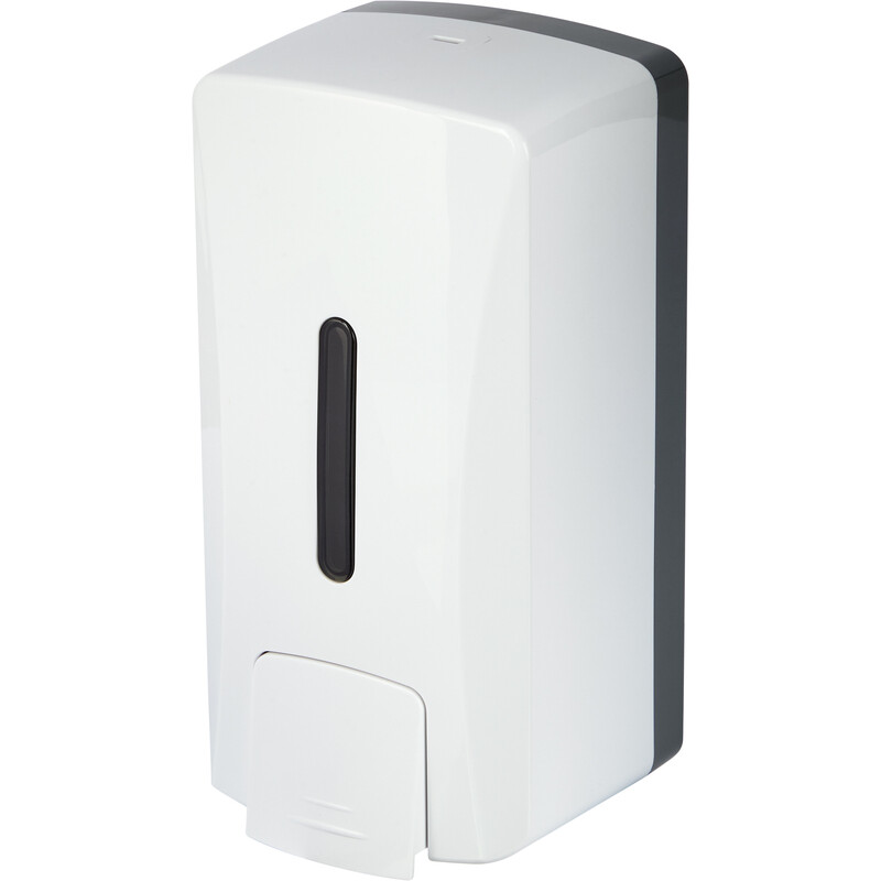 

Дозатор (диспенсер) для жидкого мыла TOPFORT пластик белый 1000 мл