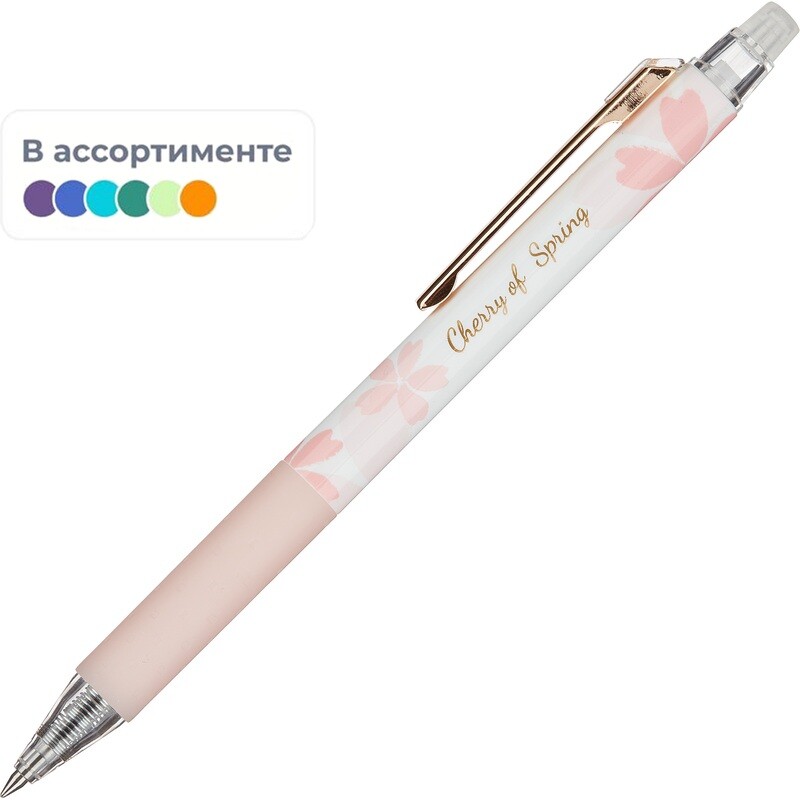 

Ручка гелевая со стираемыми чернилами M&G Sakura Time синяя (толщина линии 0.35 мм)