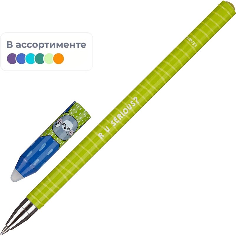 

Ручка гелевая со стираемыми чернилами M&G So Many Cats синяя (толщина линии 0.35 мм)