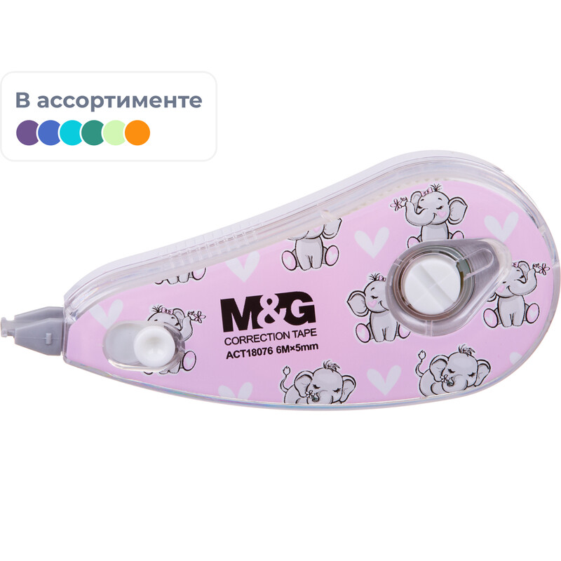 

Корректирующая лента M&G Animal Planet 5 мм x 6 м