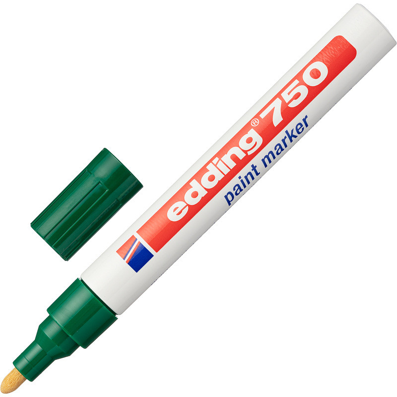 

Маркер промышленный лаковый Edding E-750/4 зеленый 2-4 мм
