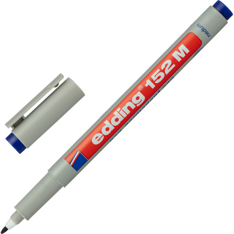 

Маркер промышленный Edding 152/3 на водной основе для глянцевых поверхностей синий 1 мм