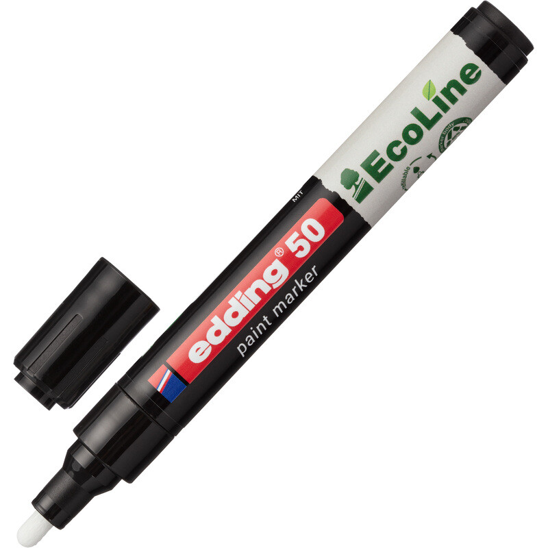 

Маркер промышленный лаковый Edding на водной основе черный 2-3 мм (4-50-001)