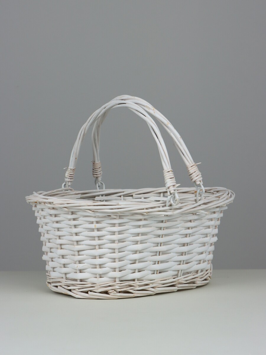 

Корзина плетеная denver, ива, белый