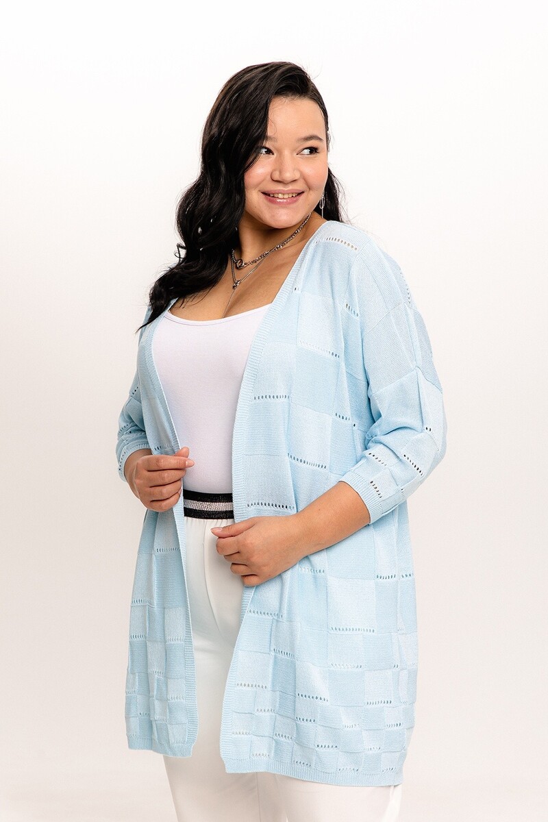 

Кардиган, Голубой;бледно-голубой