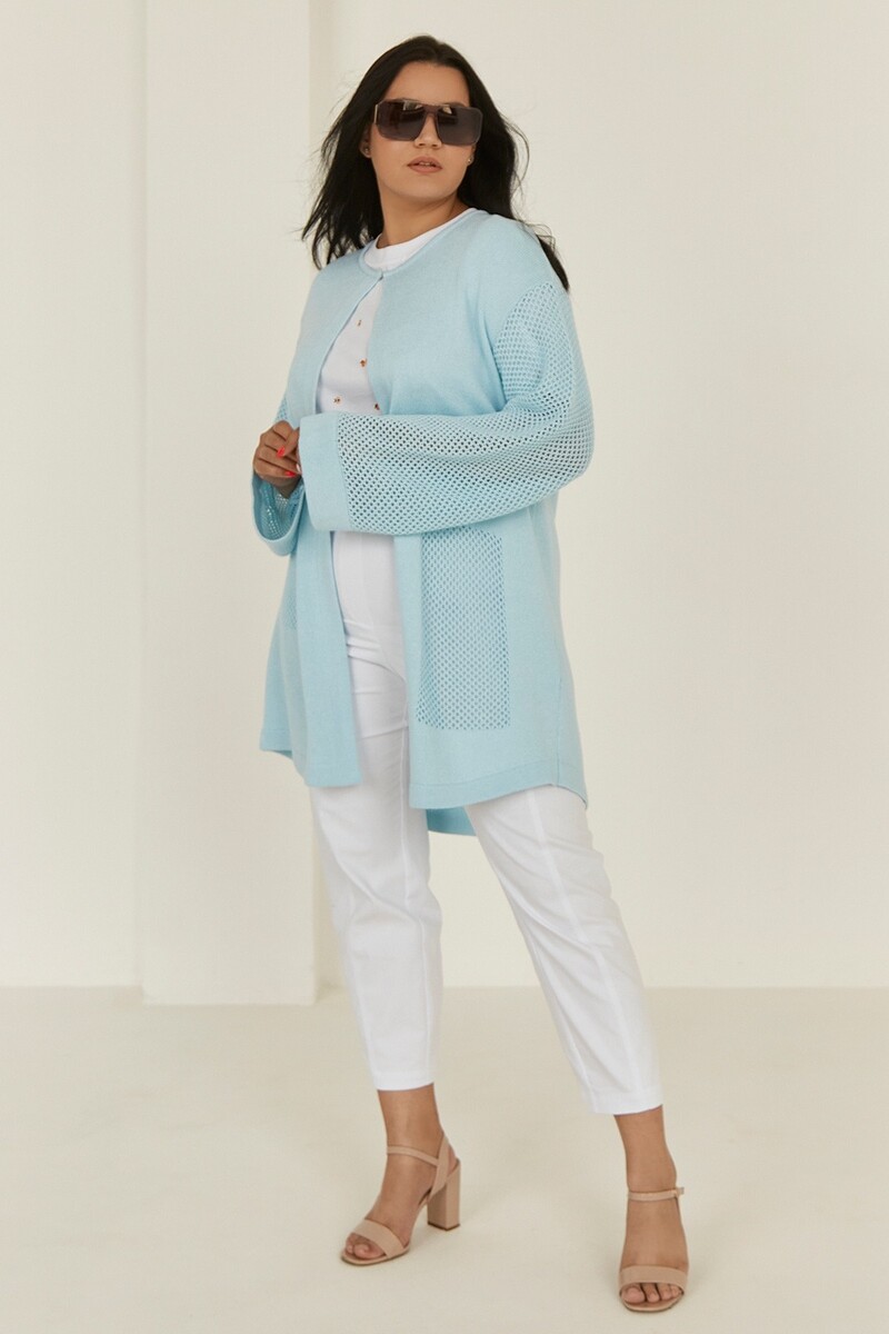 

Кардиган, Голубой;бледно-голубой