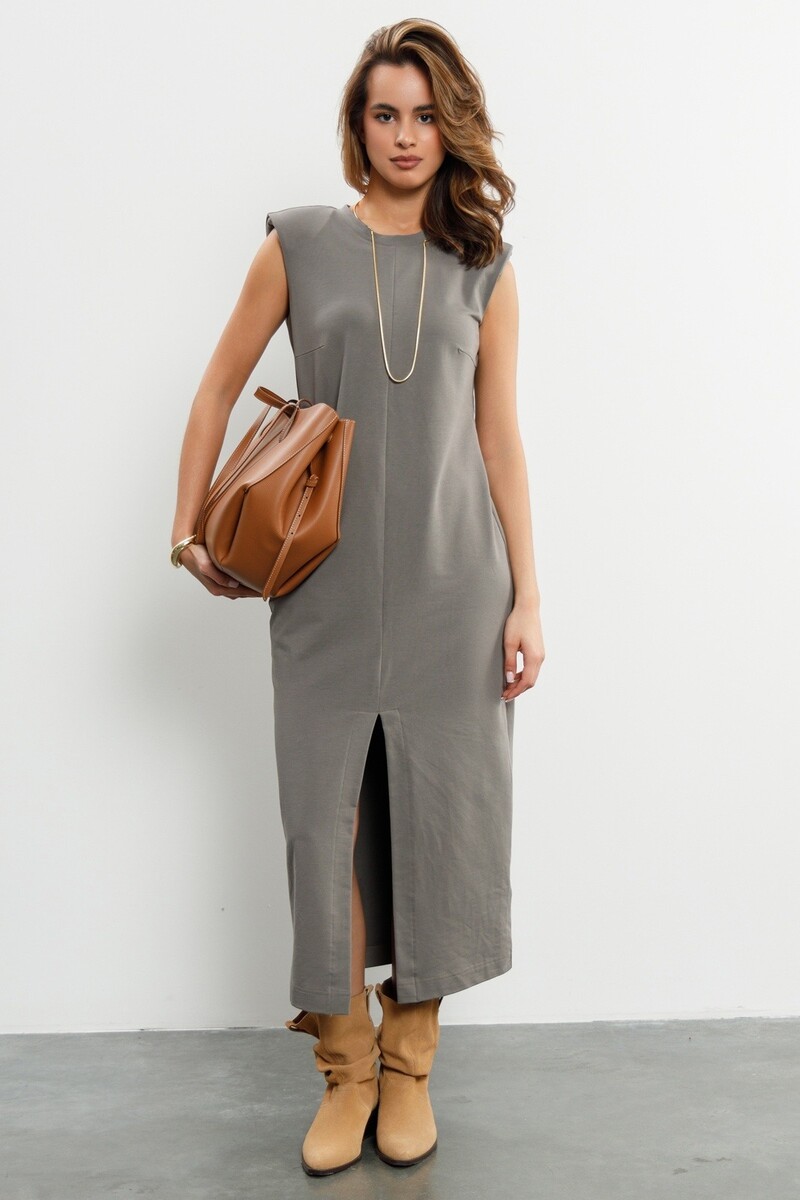 

Платье, Серый;пепел