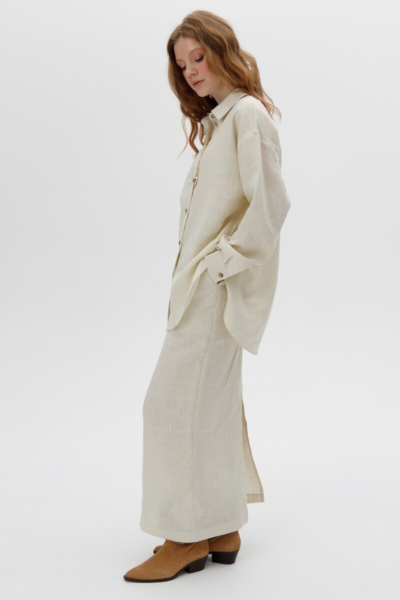 

Юбка, Бежевый;сливочный