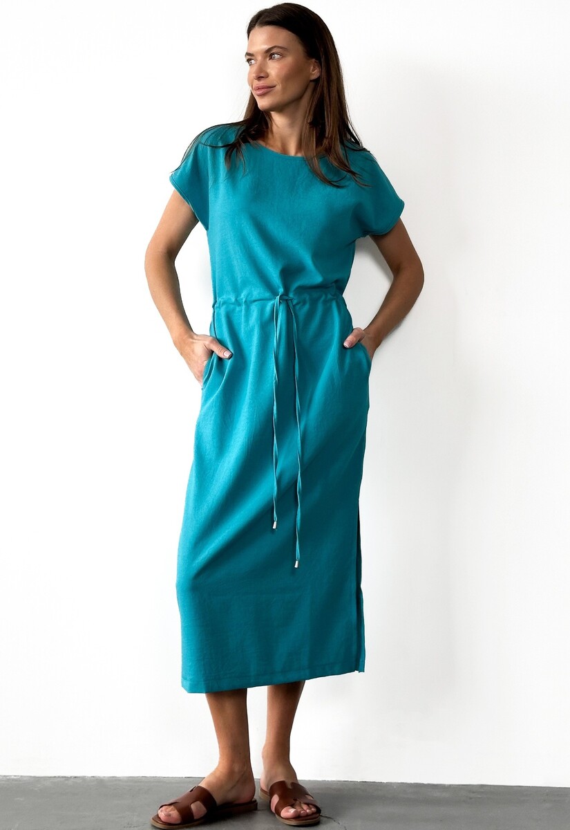 

Платье, Бирюзовый;серо-бирюзовый