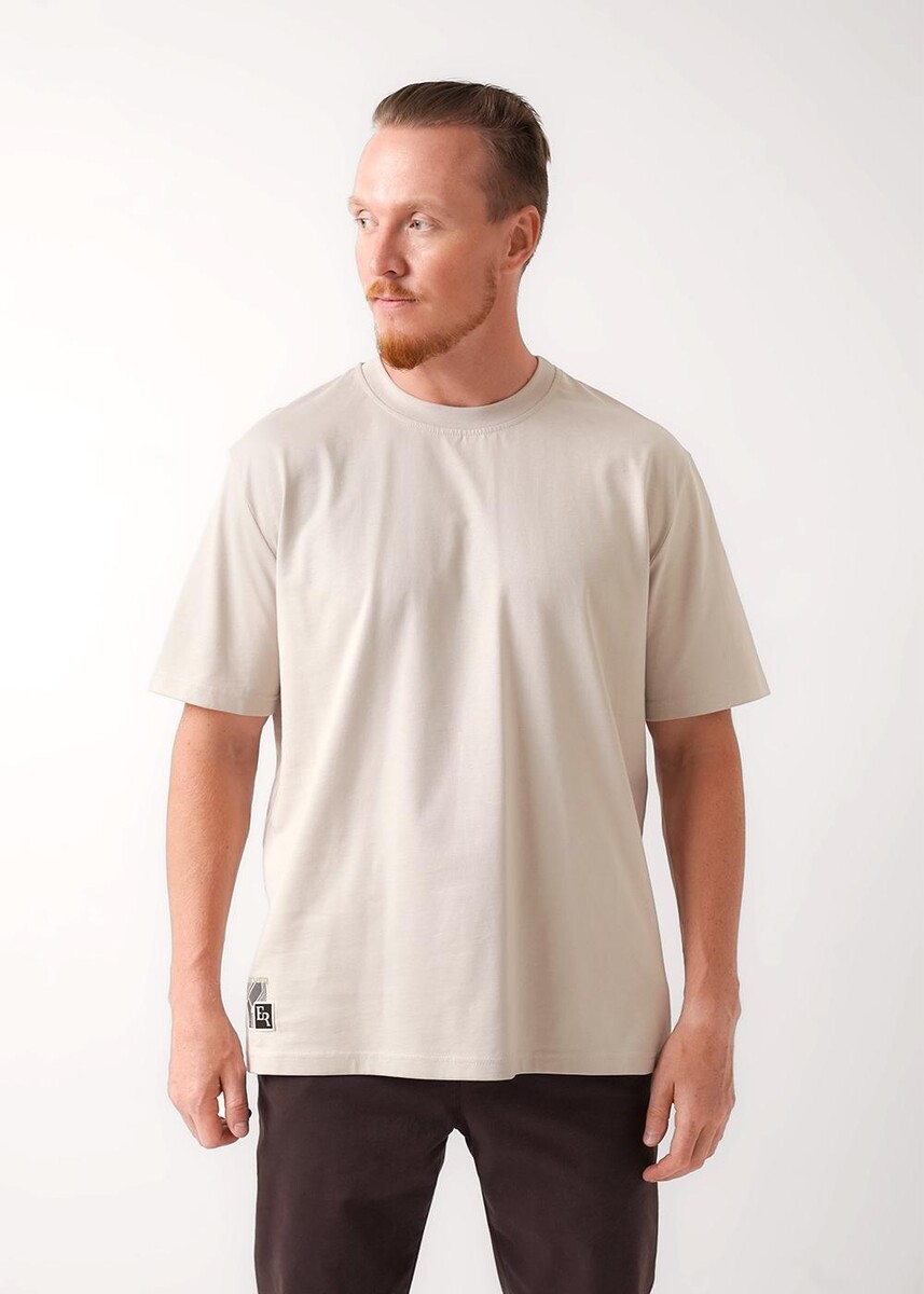 

Футболка, Бежевый;св.бежевый