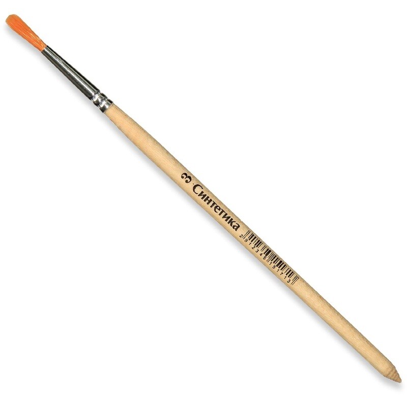 

Кисть Комус Класс (№1 School) круглая синтетика №3