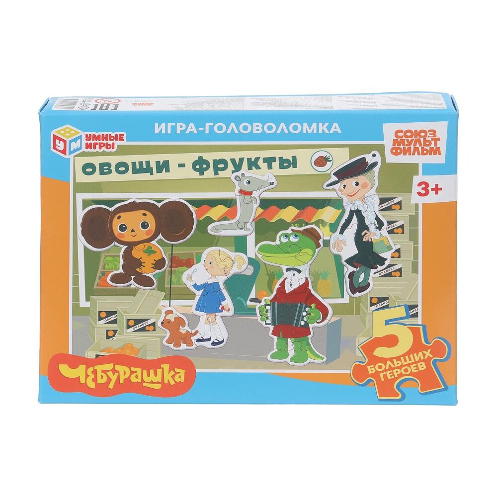 

Пазл настольный Чебурашка Умные игры 4630395043236