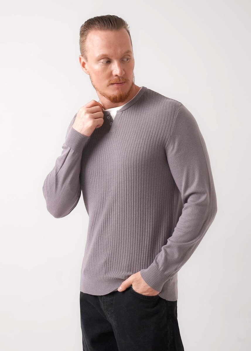 

Свитер, Серый;св.серый