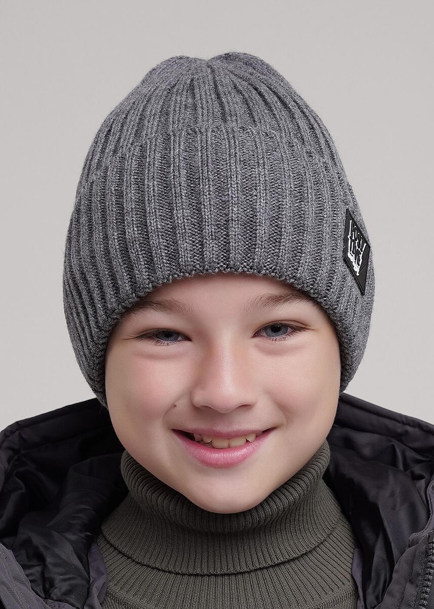 

Шапка, Серый;меланж серый