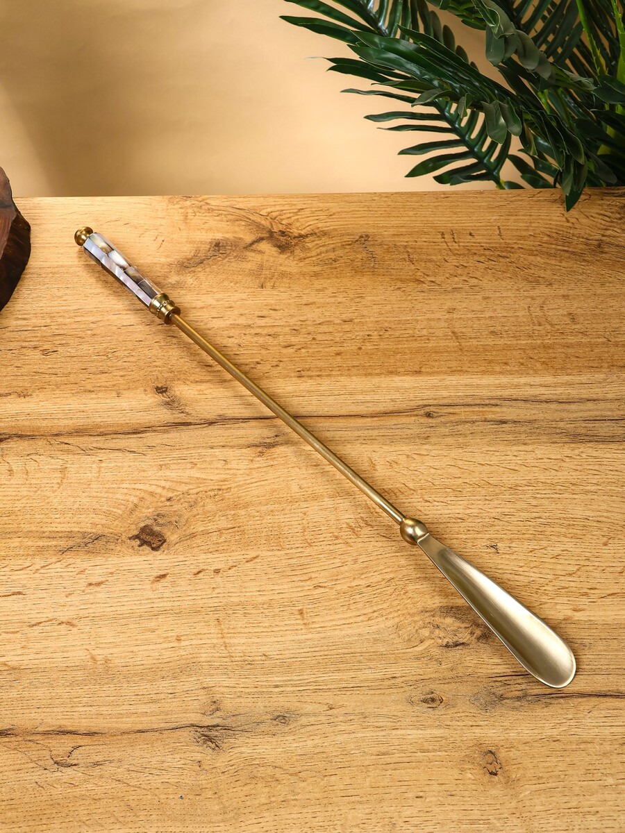 

Ложка для обуви, Золотистый