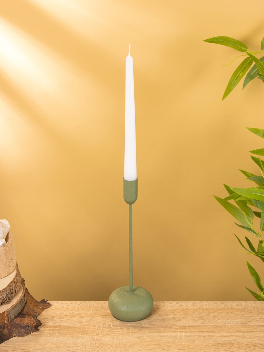 

Подсвечник на 1 свечу текстурный, Зеленый