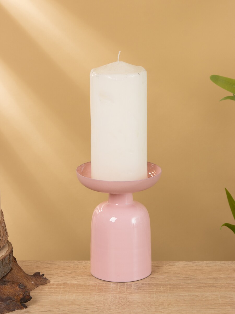 

Подсвечник на 1 свечу, Розовый