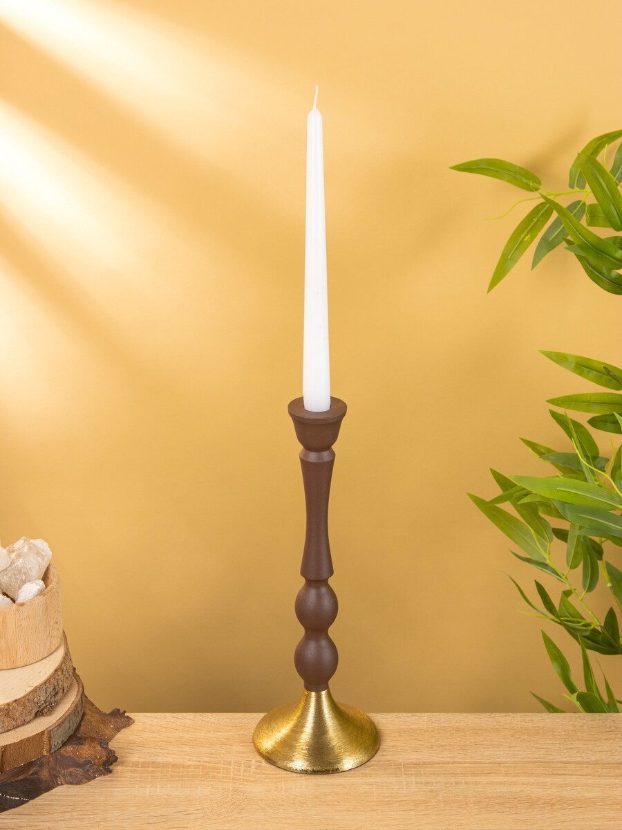 

Подсвечник на 1 свечу, Коричневый