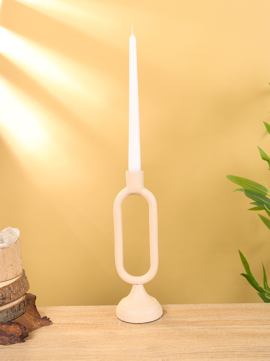 

Подсвечник на 1 свечу, Бежевый