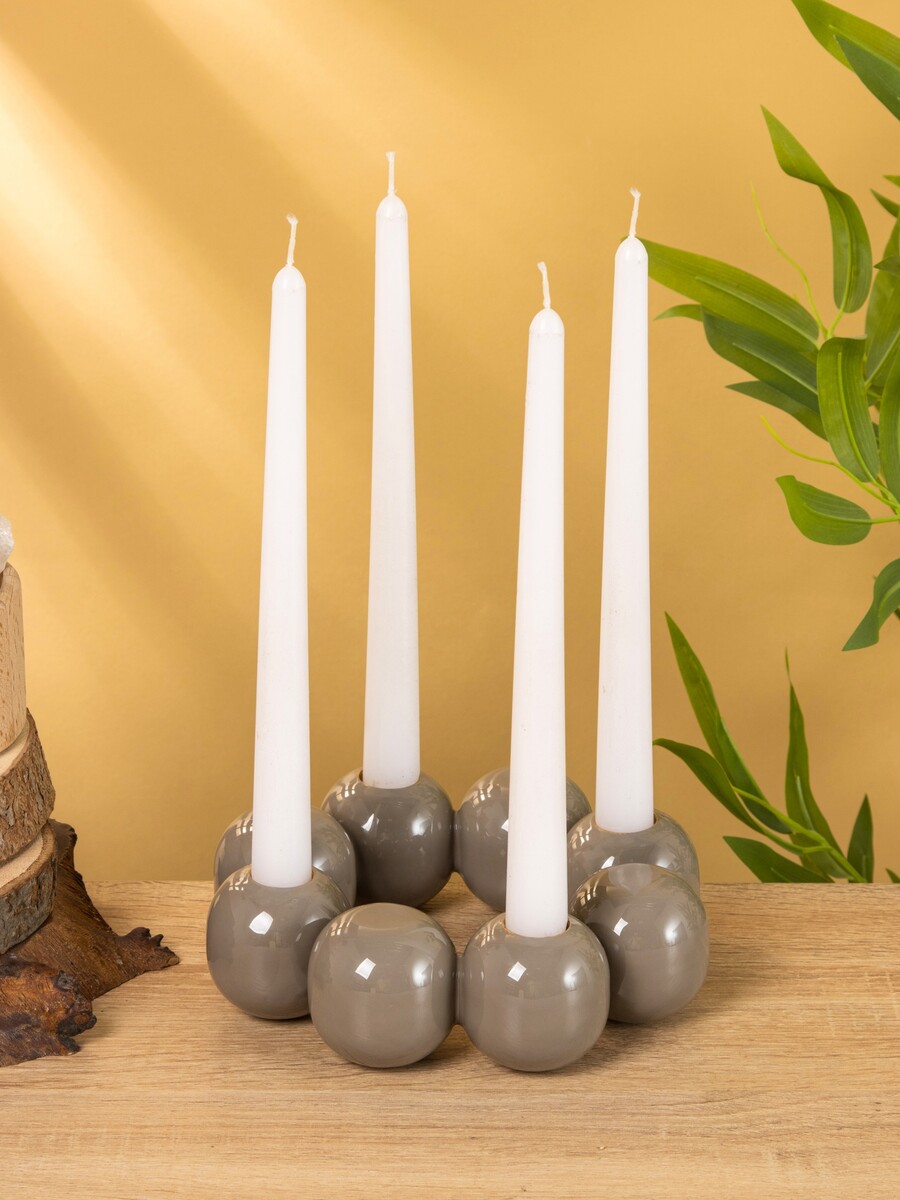 

Подсвечник на 4 свечи, Серый