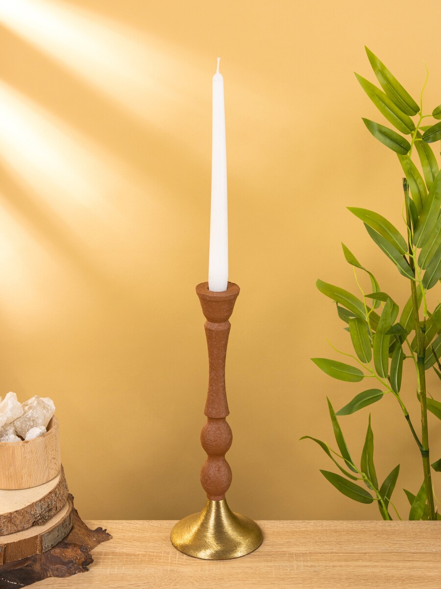 

Подсвечник на 1 свечу, Коричневый