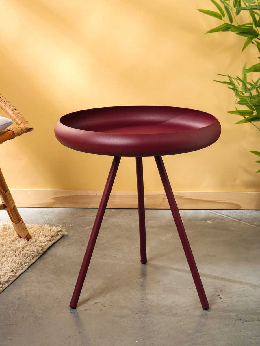 

Столик журнальный текстурный, Бордовый