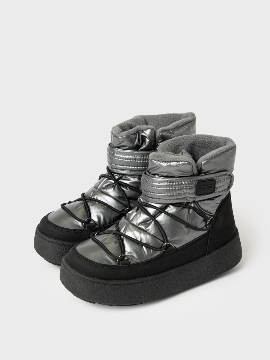 

Ботинки, Серый;черный;темно серебряный