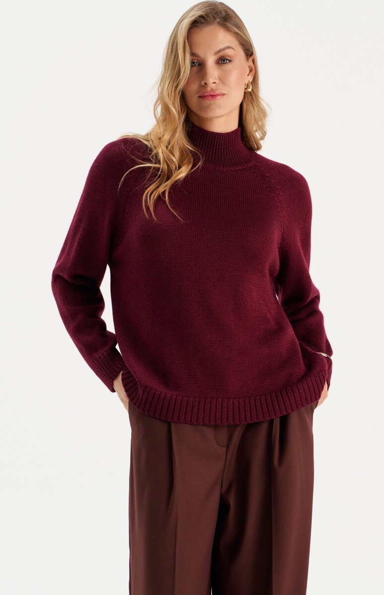 

Джемпер, Бордовый