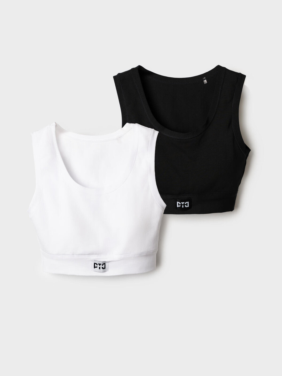 

Топ трикотажный, Белый;черный