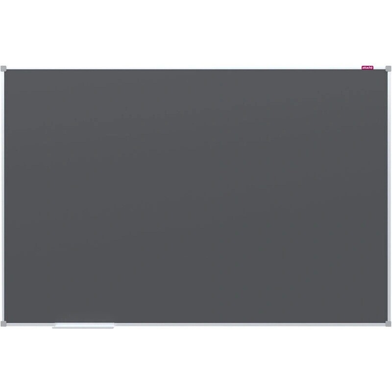 

Доска магнитно-меловая Attache Classic 100х150 см черная односекционная с полимерным покрытием