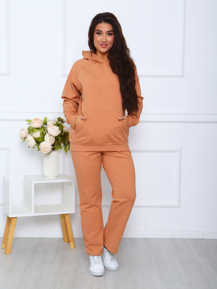 

Костюм, Бежевый;кирпичный