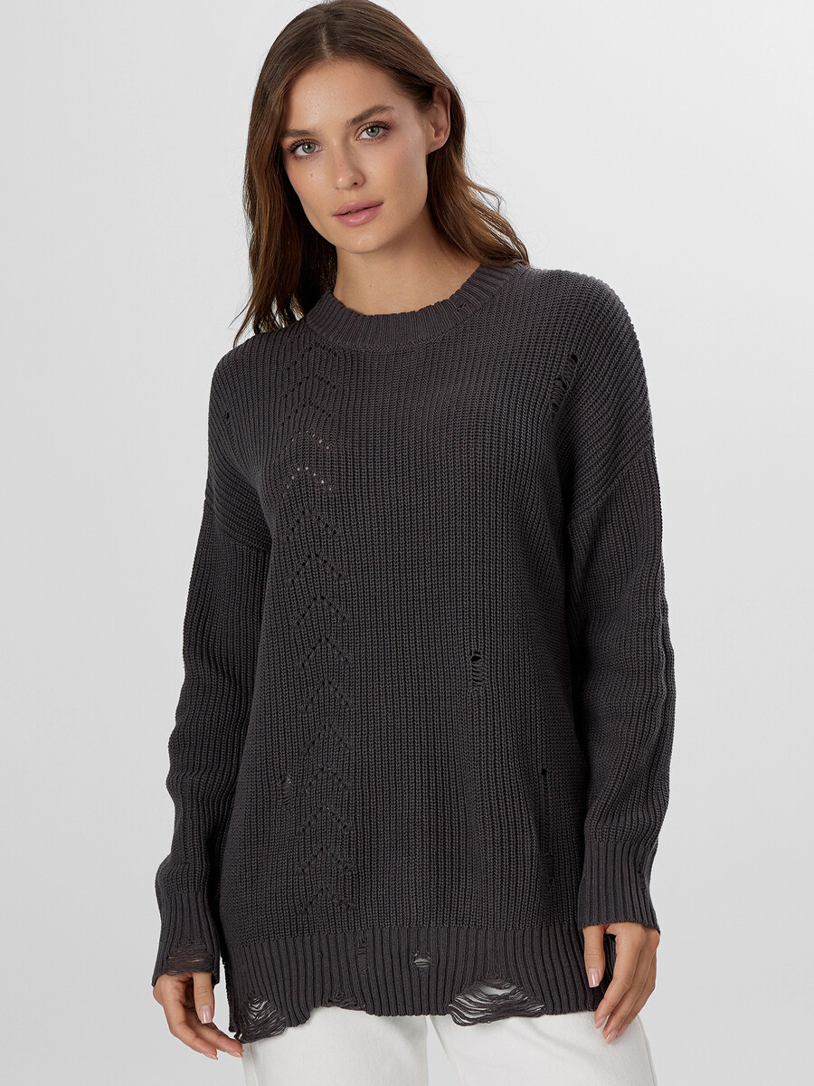 

Джемпер женский серый