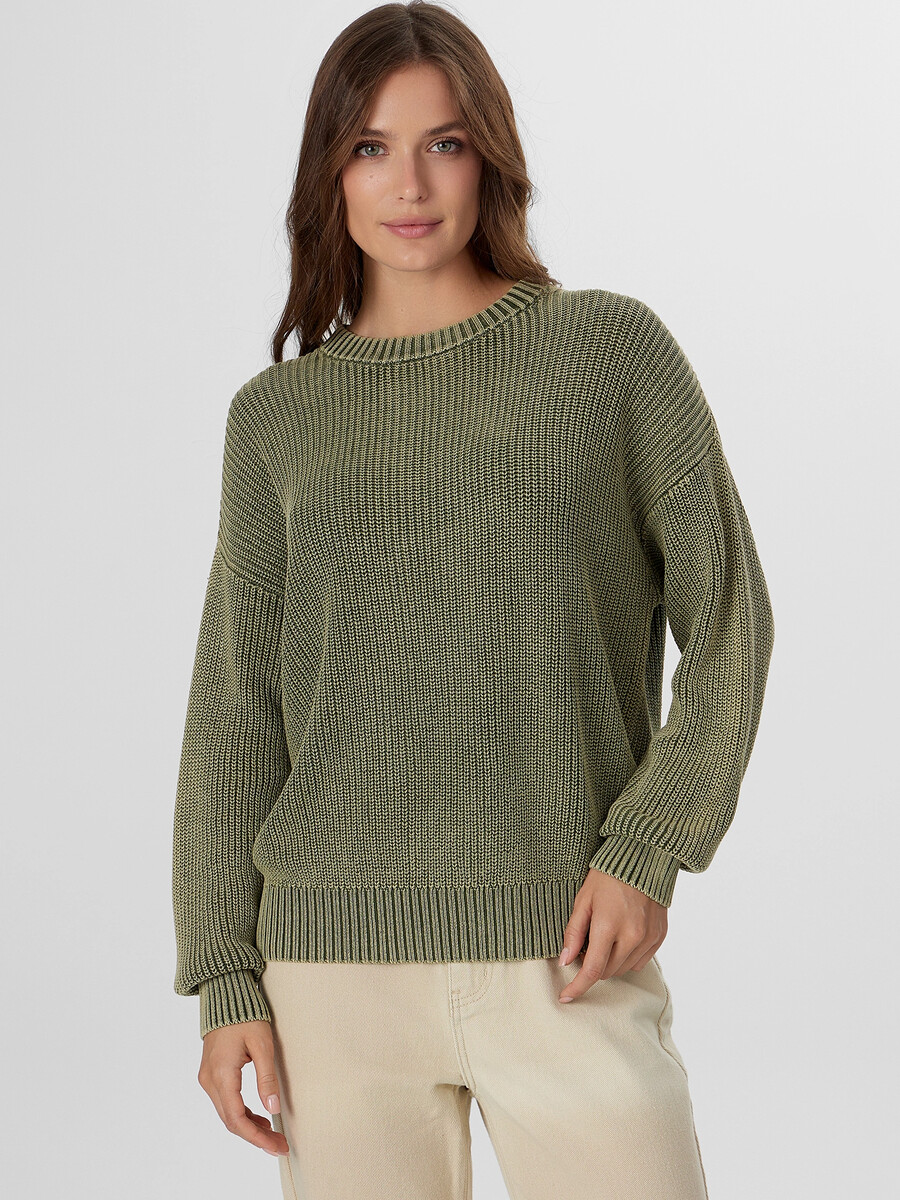 

Джемпер женский зеленый, Зеленый;зеленый варенка