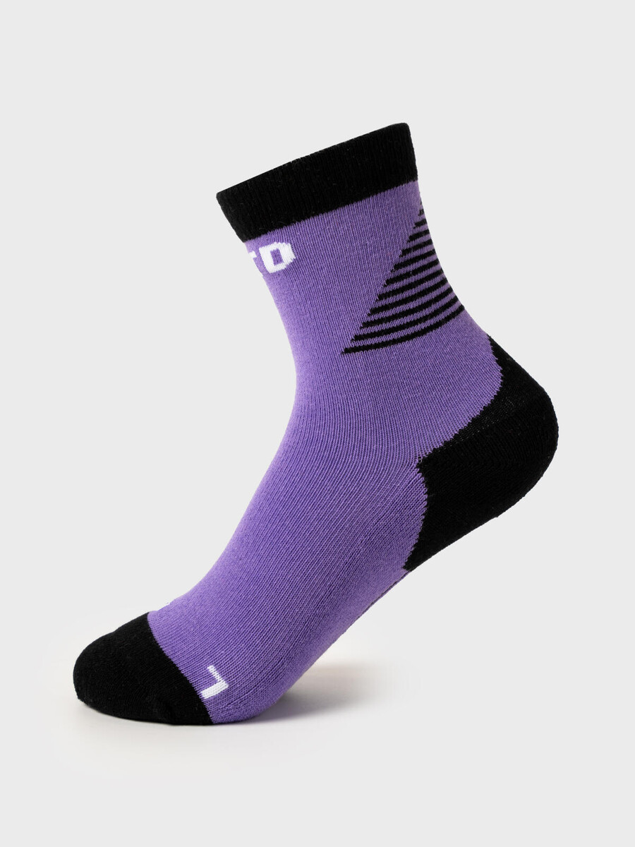 

Термоноски трикотажные, Фиолетовый;черный